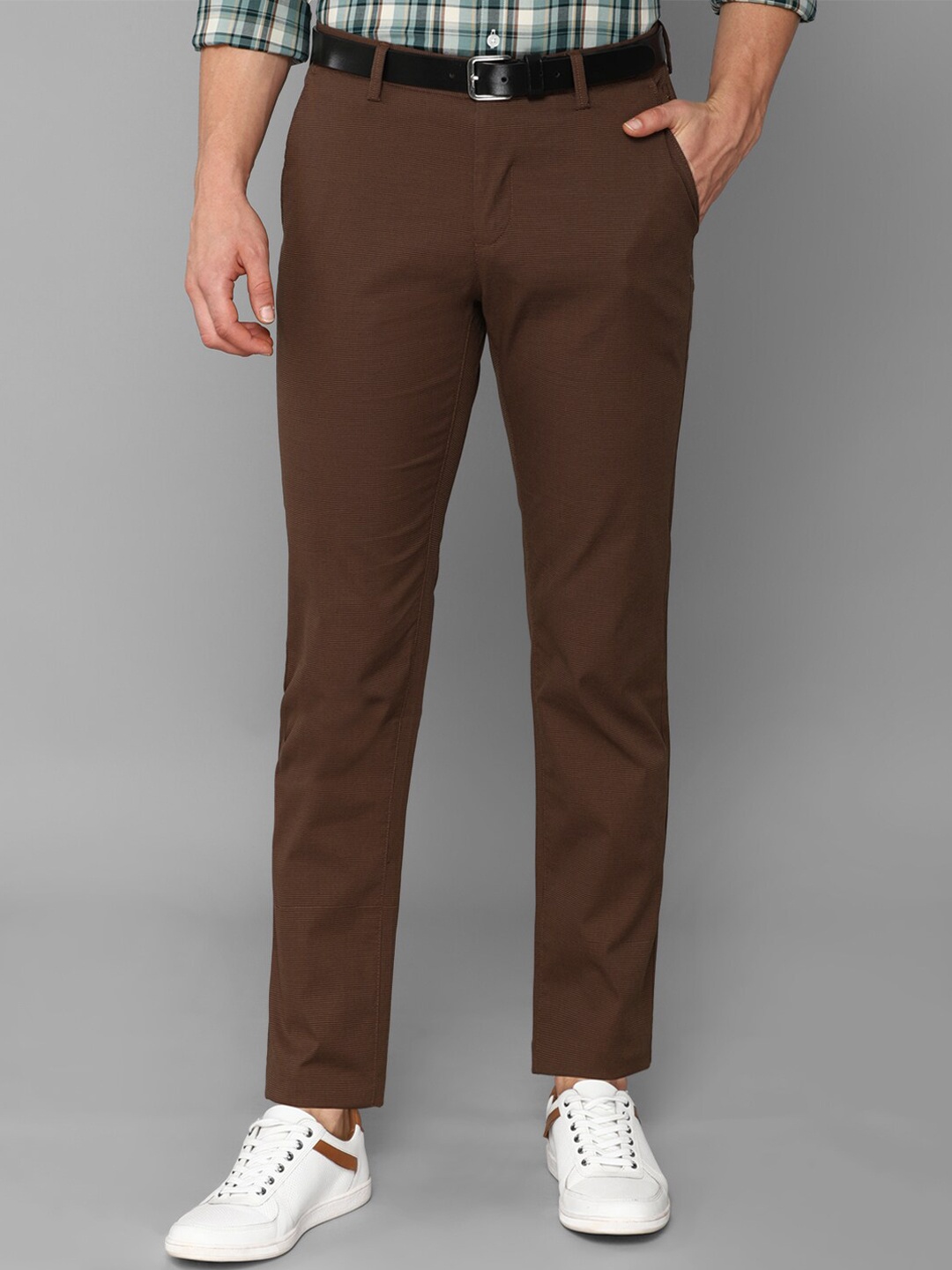 

Allen Solly Men Brown Trousers