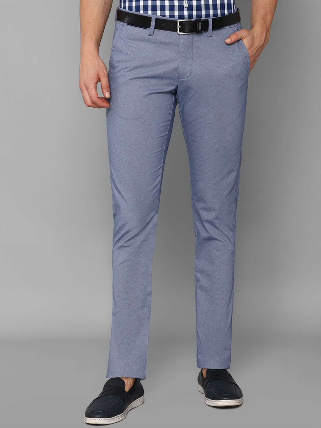 

Allen Solly Men Blue Slim Fit Trousers
