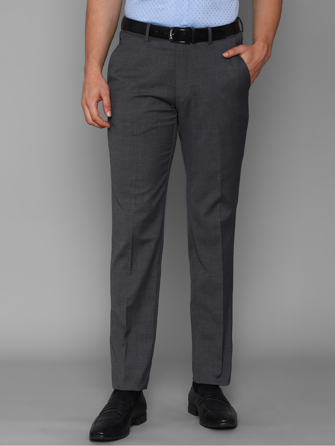 

Louis Philippe Men Grey Trousers