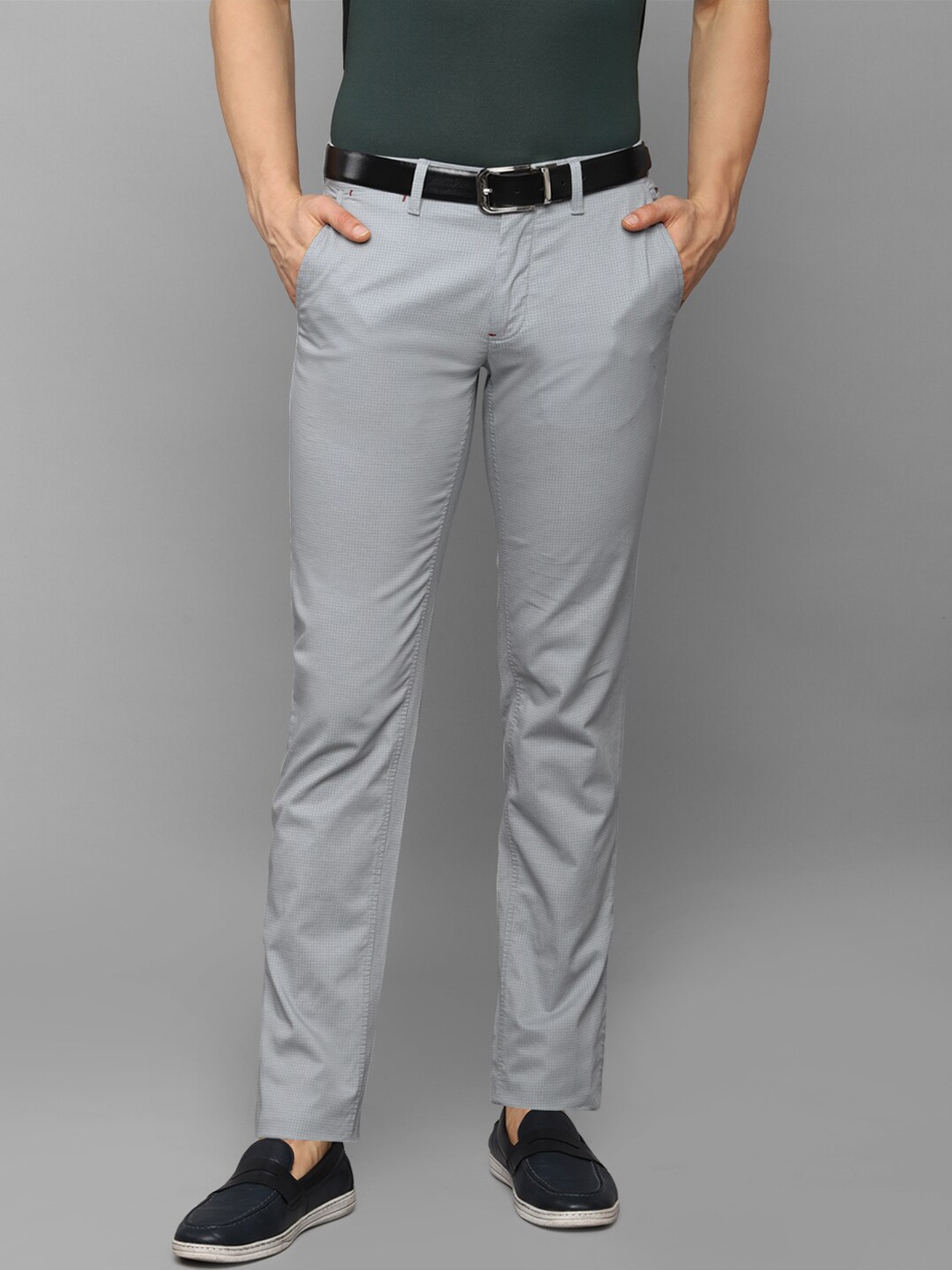 

Louis Philippe Sport Men Grey Slim Fit Trousers
