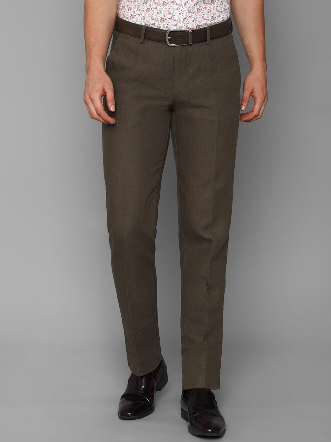

Luxure by Louis Philippe Men Brown Slim Fit Trousers