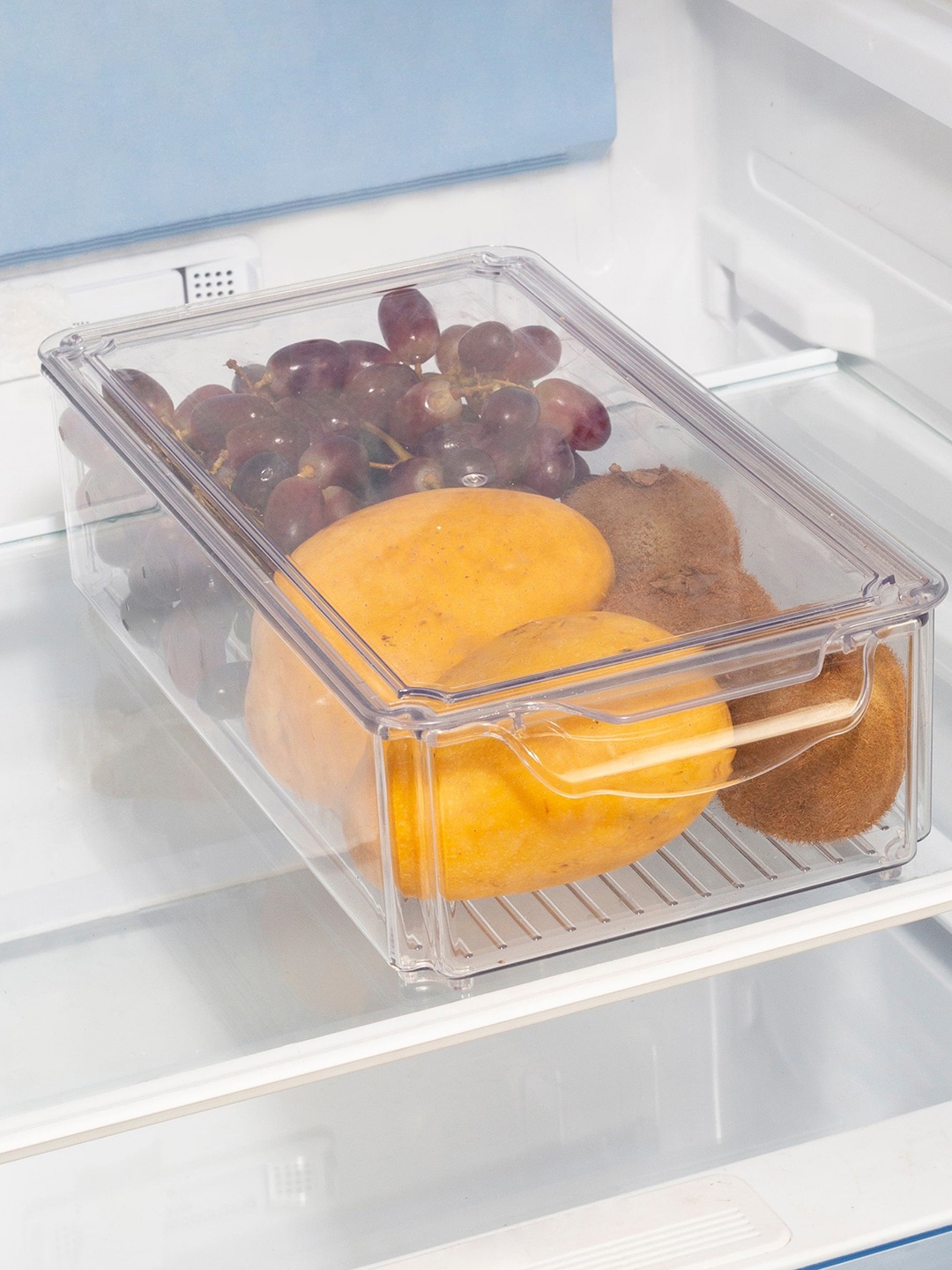 

HomeTown Transparent Rectangle Fridge Organizer