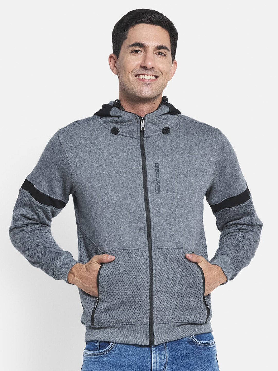 

Octave Men Grey Sweatshirt