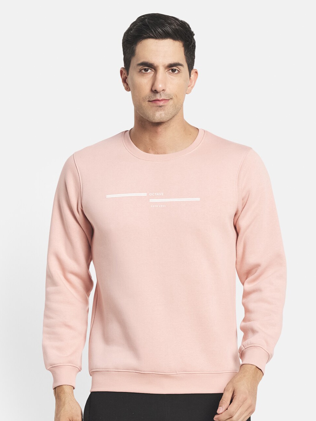 

Octave Men Pink Sweatshirt