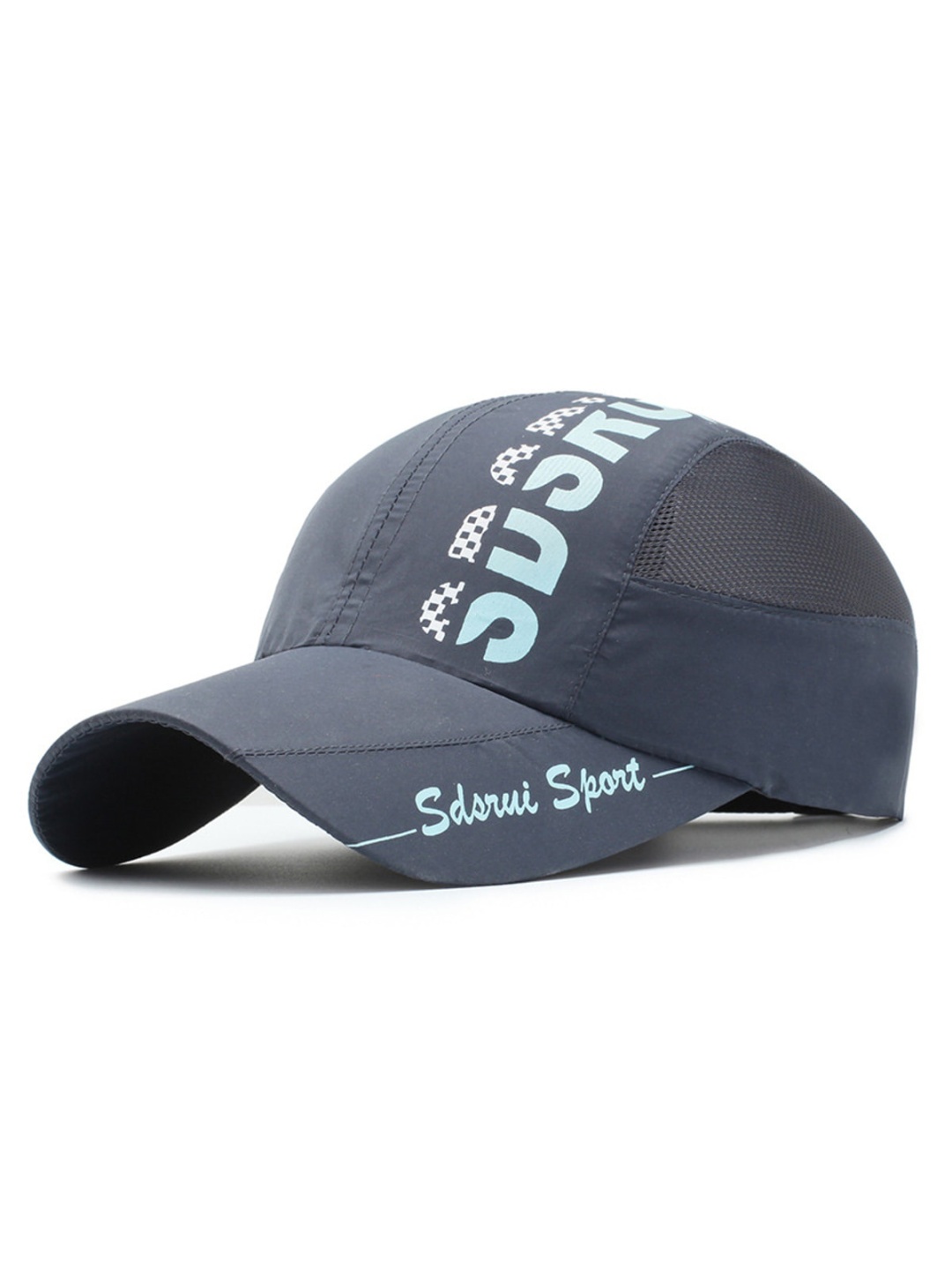 

YOUSTYLO Unisex Black & Grey Printed Baseball Cap
