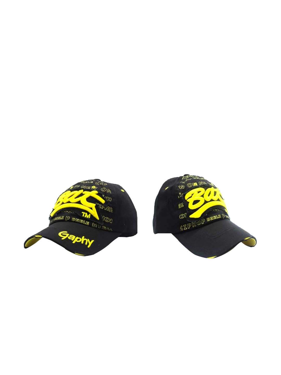 

YOUSTYLO Unisex Black Caps