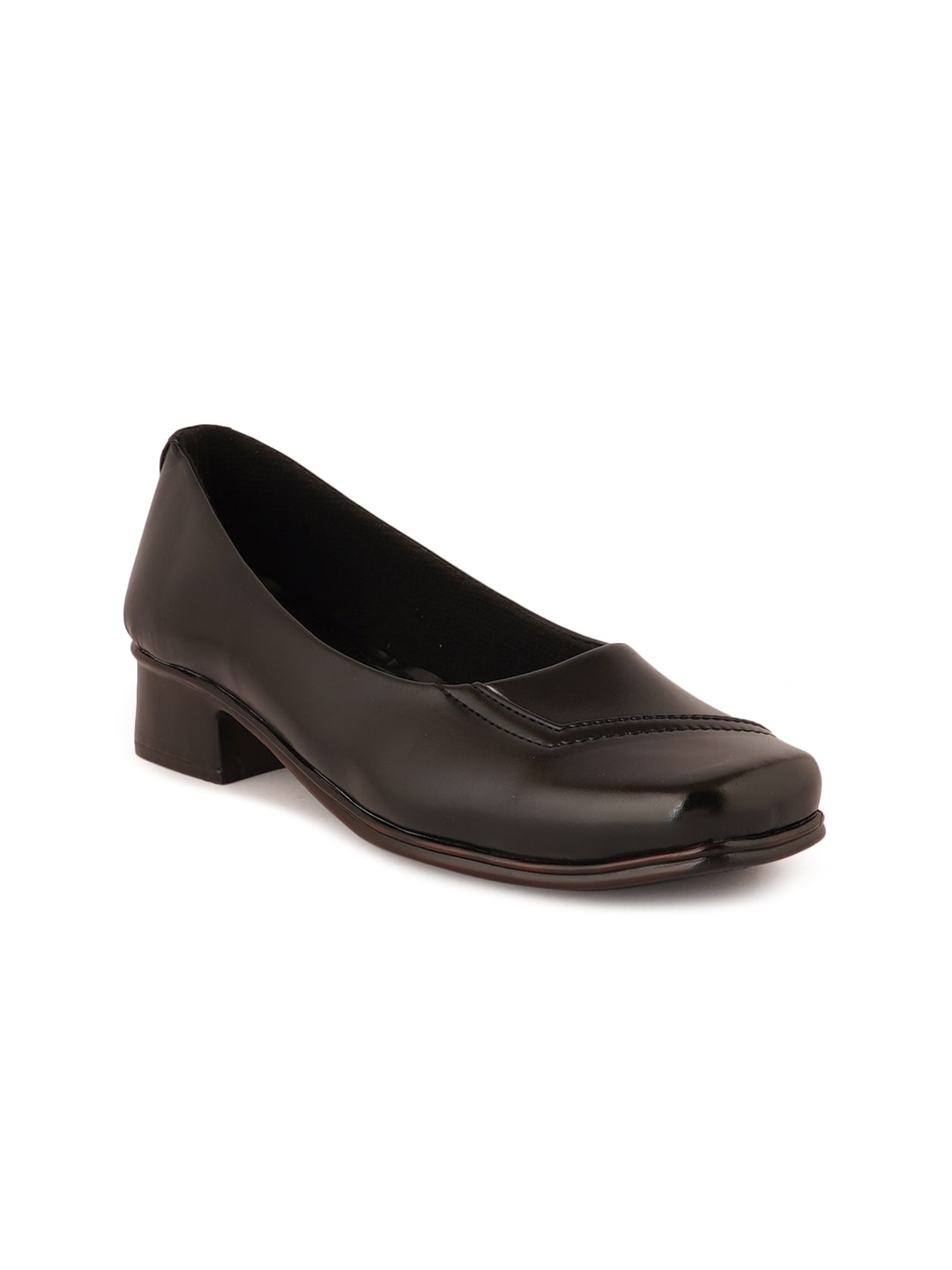 

HEELSNFEELS Women Black Ballerinas Flats