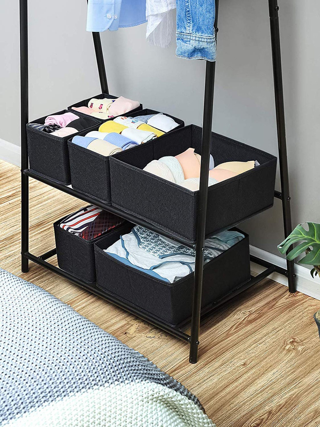HOUSE OF QUIRK Black Solid Organisers