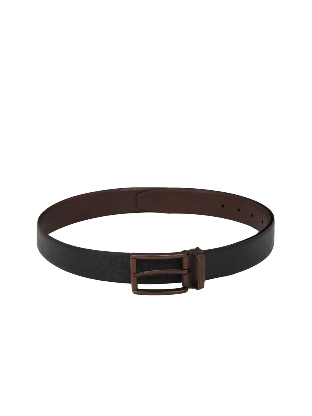 

Van Heusen Men Black Leather Belt