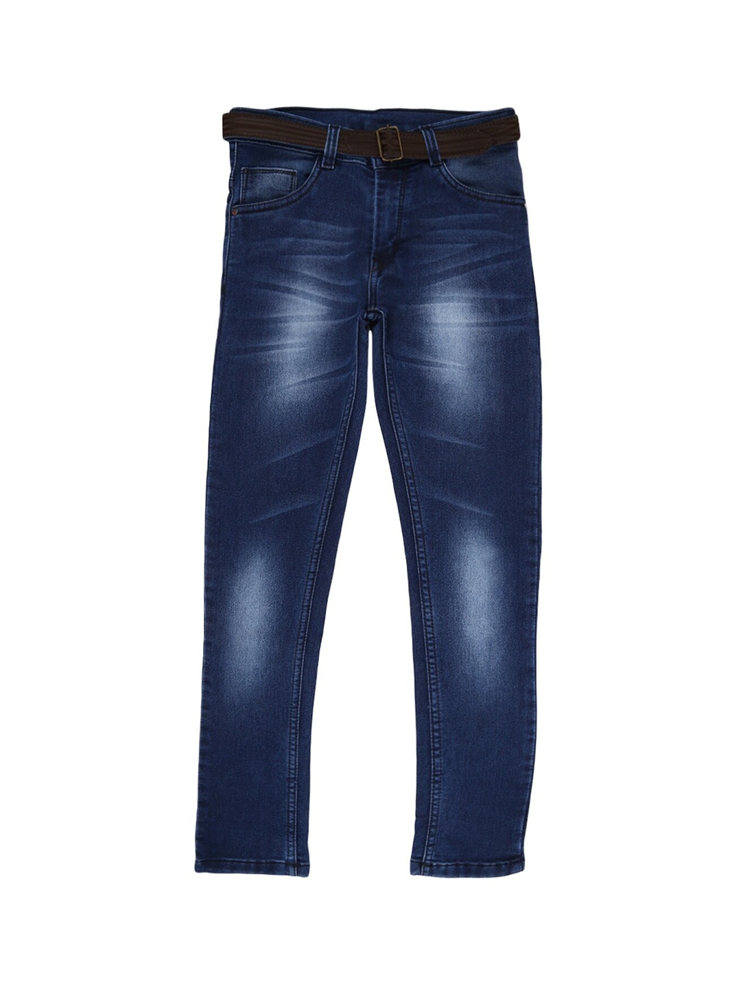 

V-Mart Boys Light Blue Heavy Fade Jeans