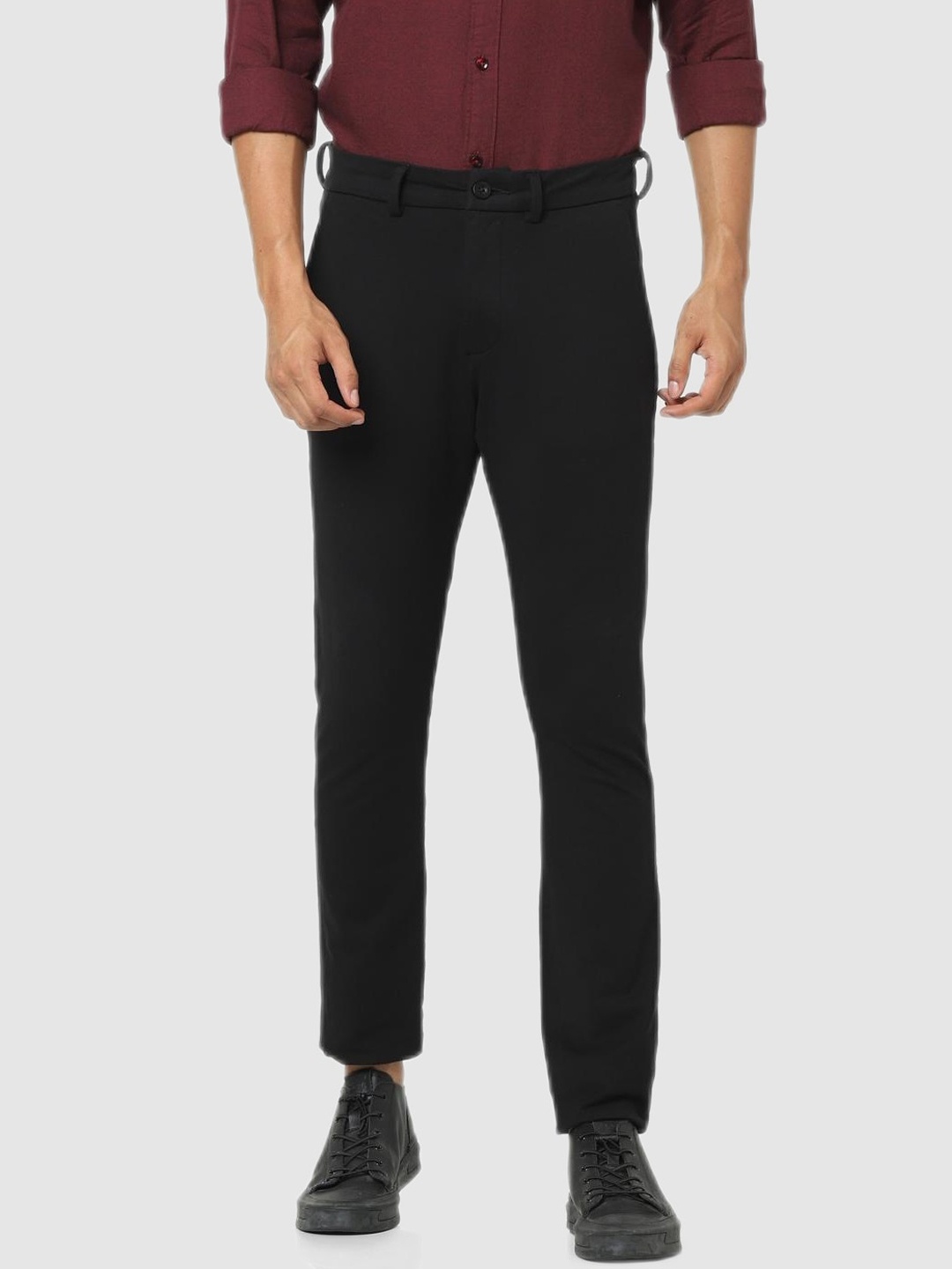 

Celio Men Black Classic Regular Fit Formal Trousers