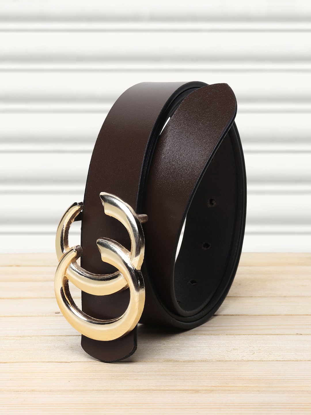 

Teakwood Leathers Women Coffee Brown Belts