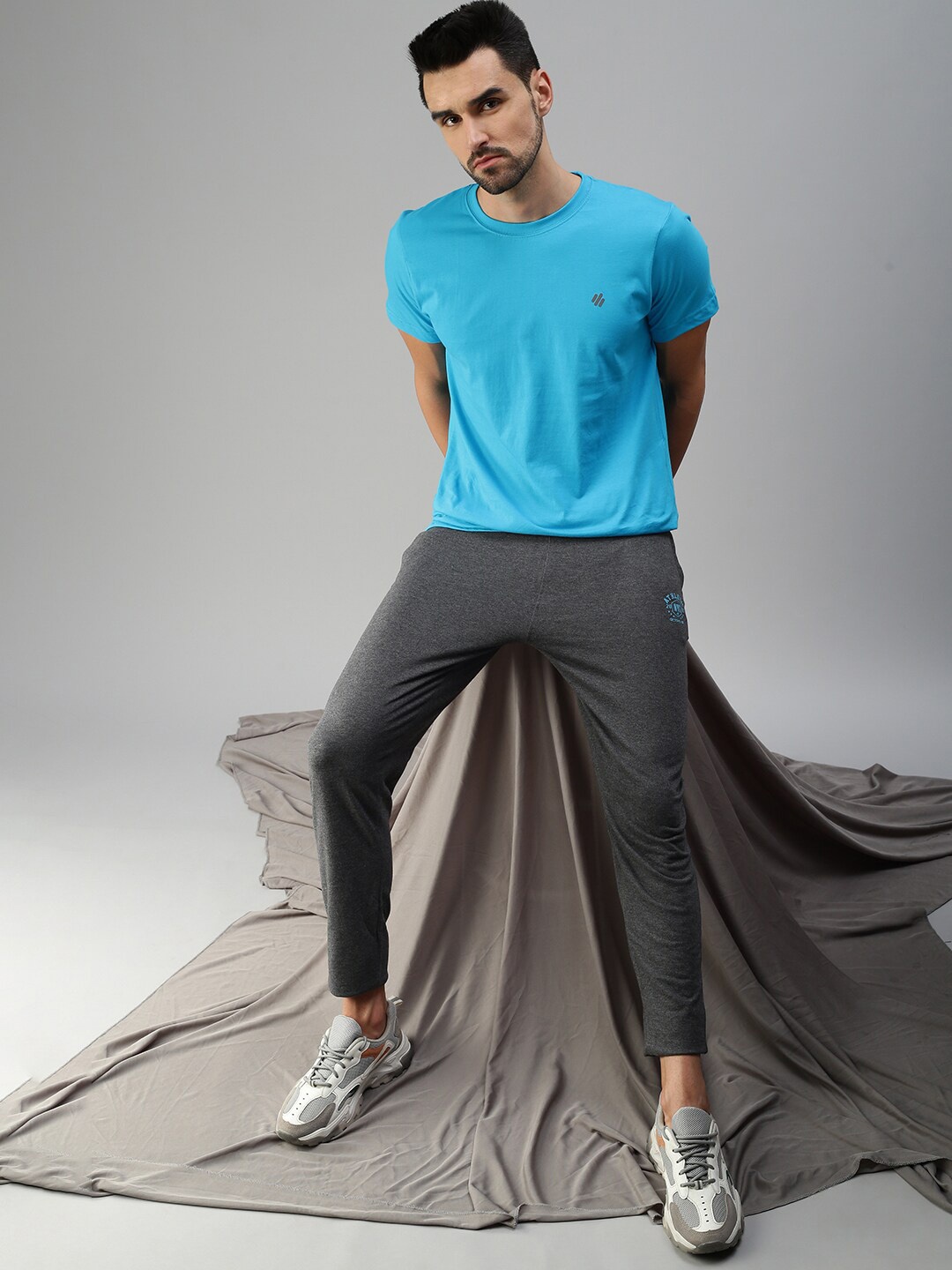 ONN Men Blue Cotton T-shirt