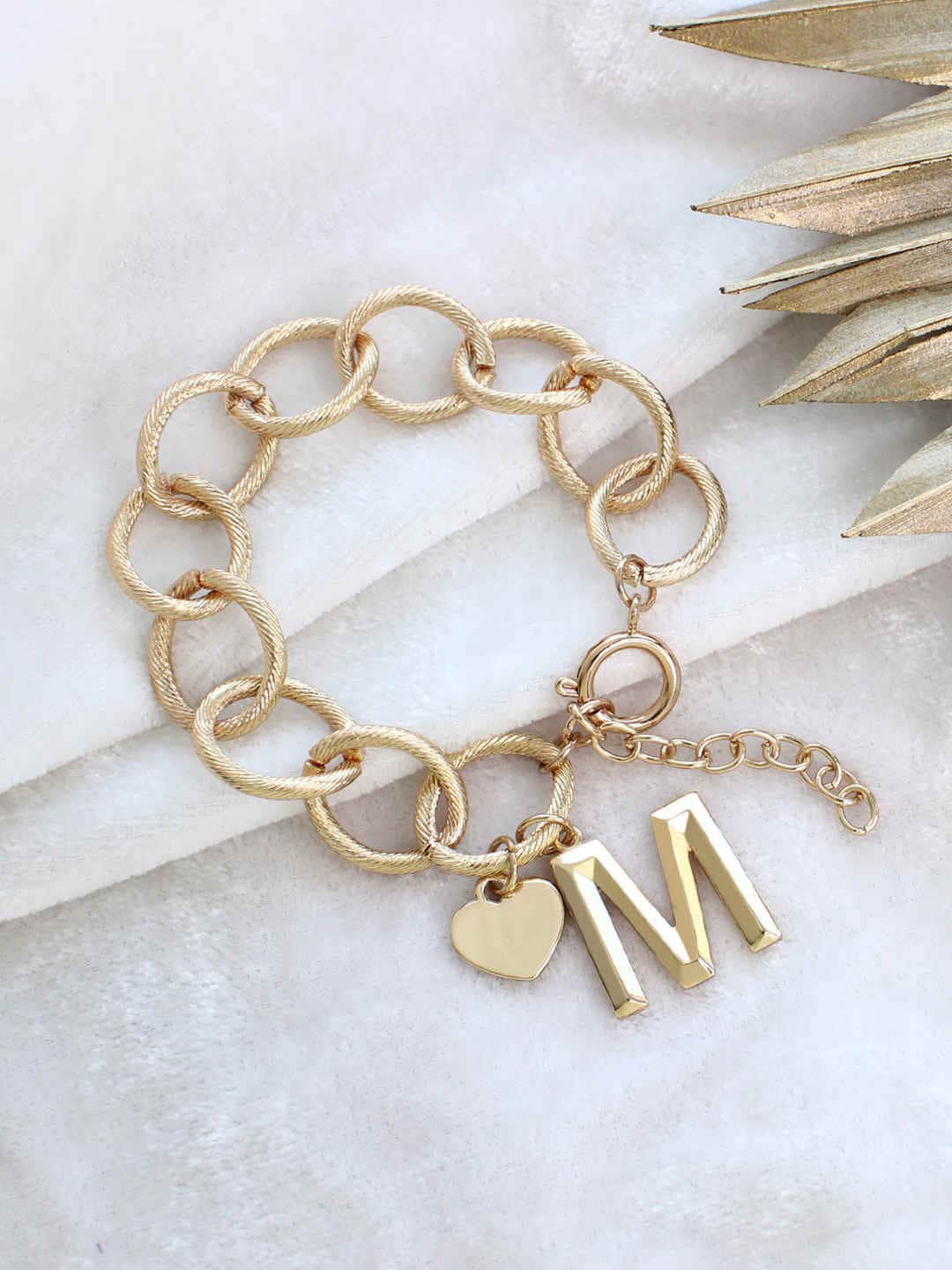 

Runway Ritual Women Gold-Plated Brass Link Bracelet