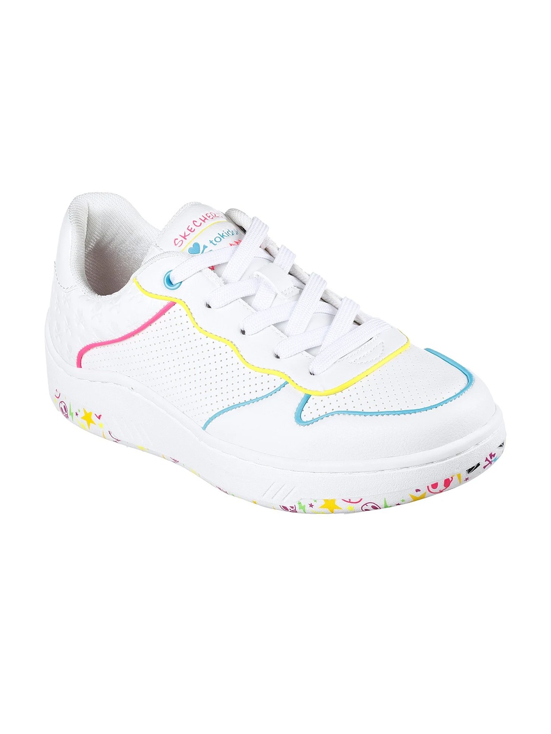 

Skechers UPBEATS - RHYTHM Women White & Pink Sneakers