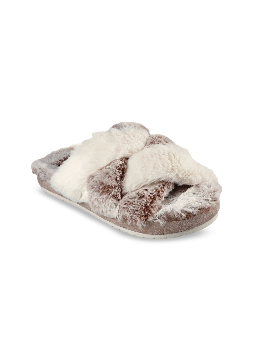 

Skechers Women Brown & Beige Room Slippers