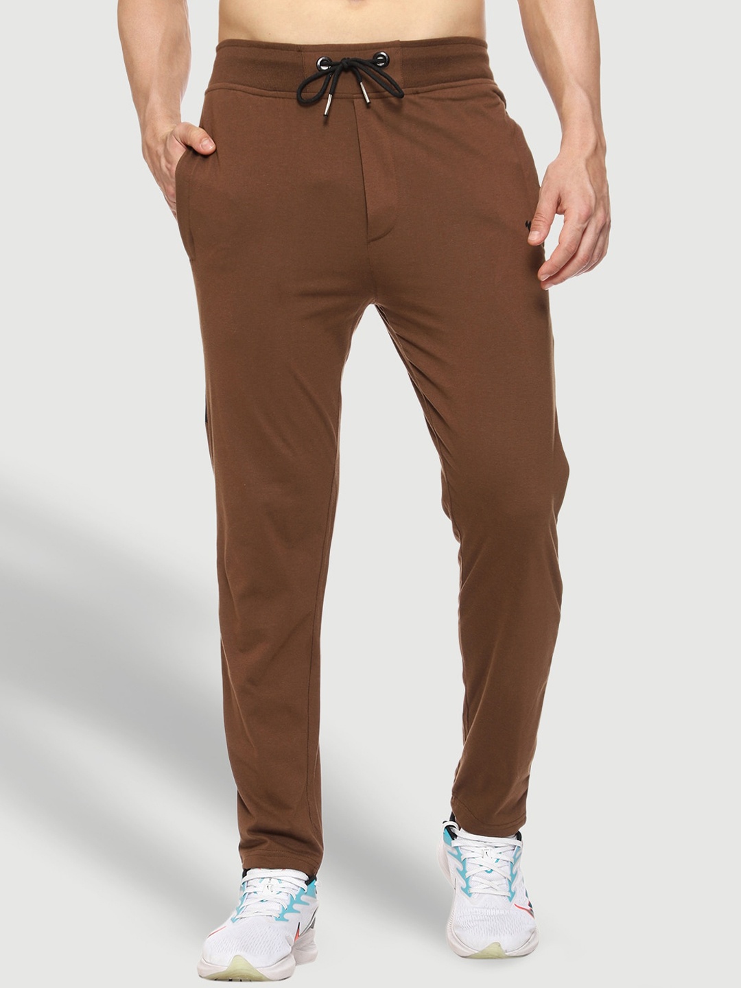 

Mark Leute Men Brown Solid Track Pants