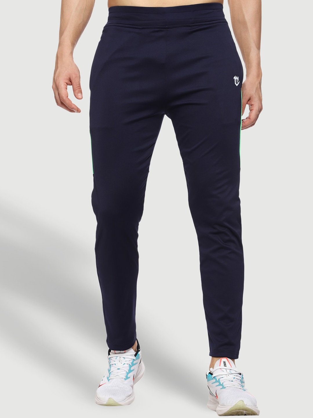 

Mark Leute Men Blue Solid Track Pants