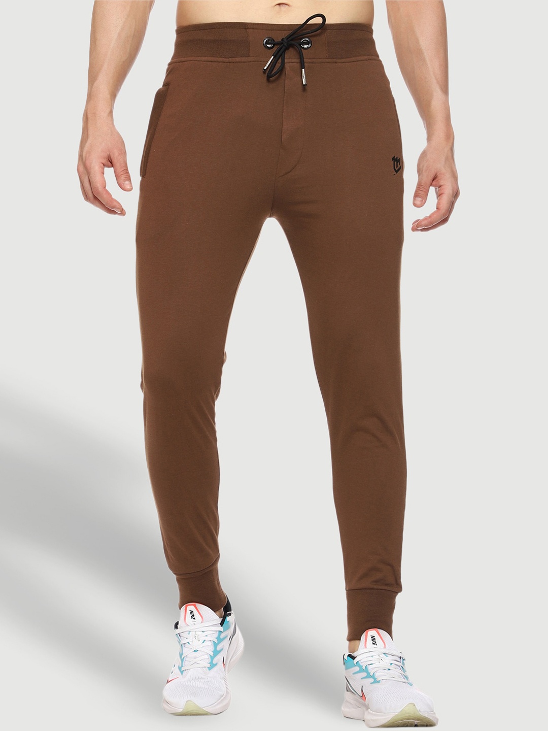 

Mark Leute Men Brown Solid Joggers Track Pants