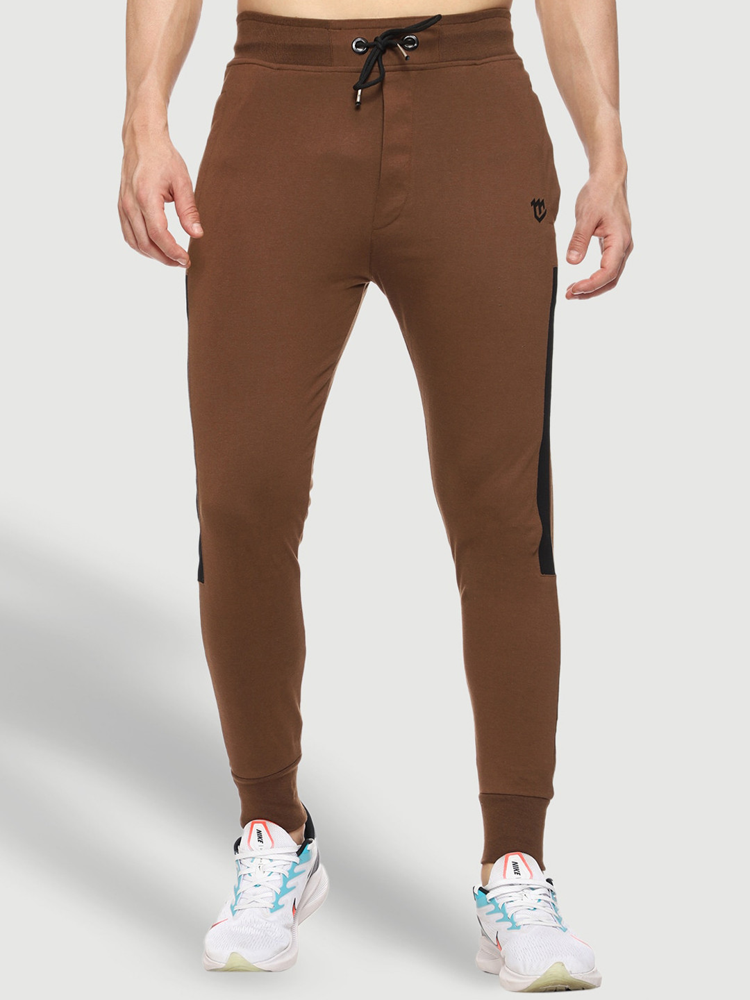 

Mark Leute Men Brown Solid Track Pants