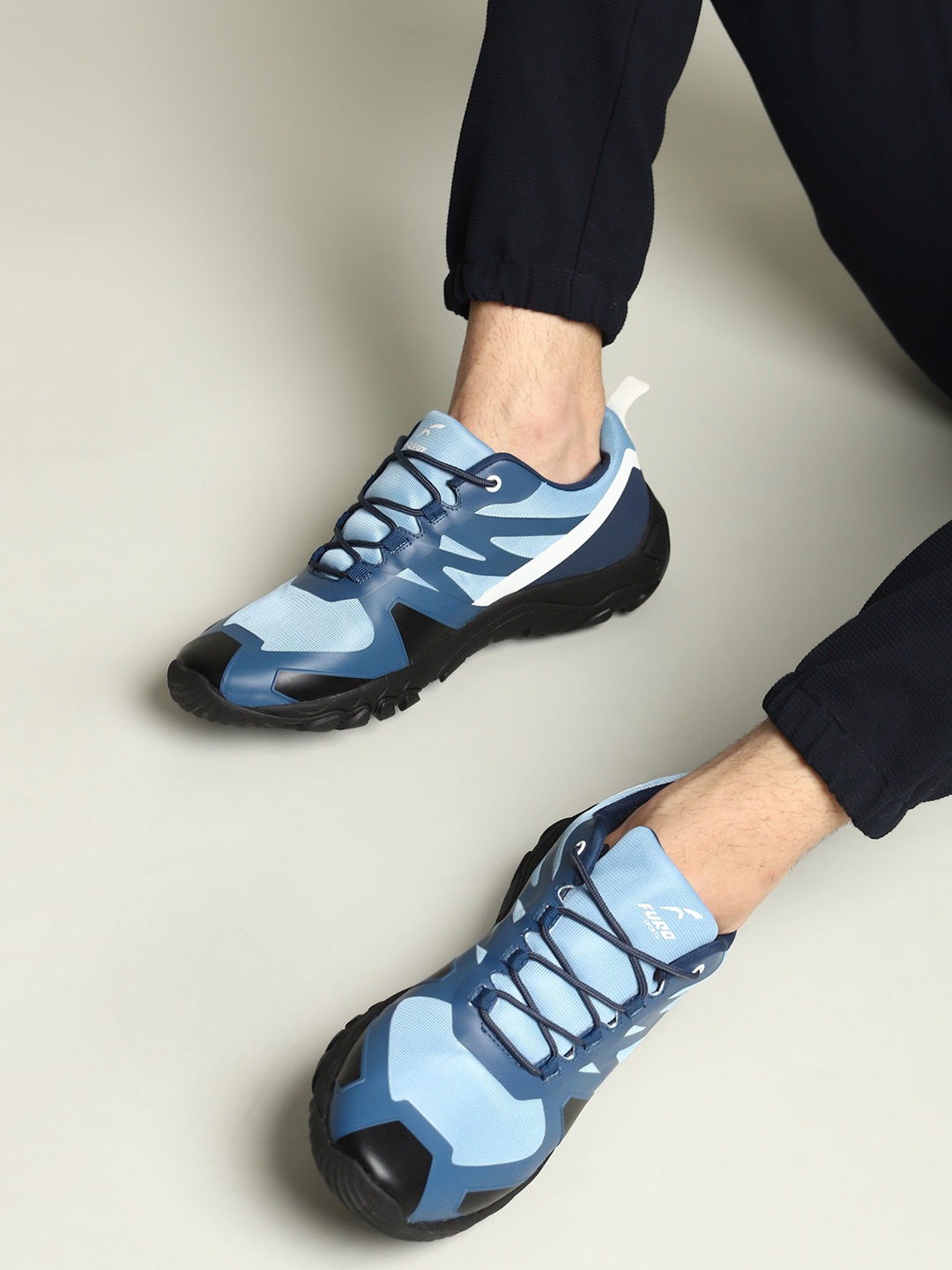 

FURO by Red Chief Men Navy Blue Mesh Running Shoes