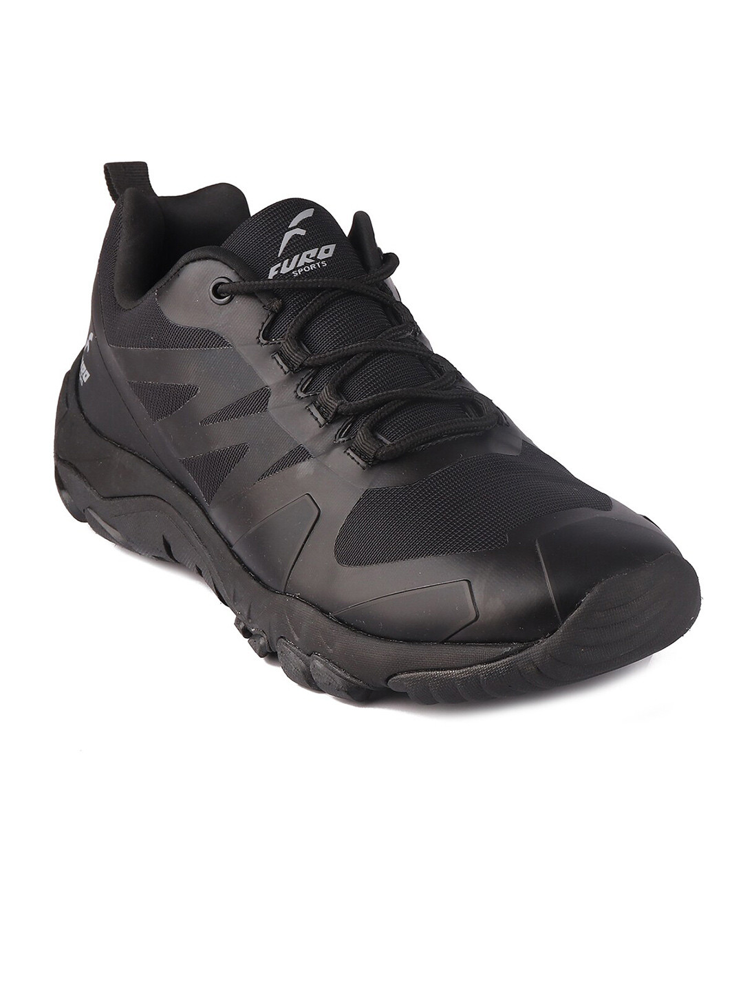 

FURO by Red Chief Men Black Mesh Running Shoes