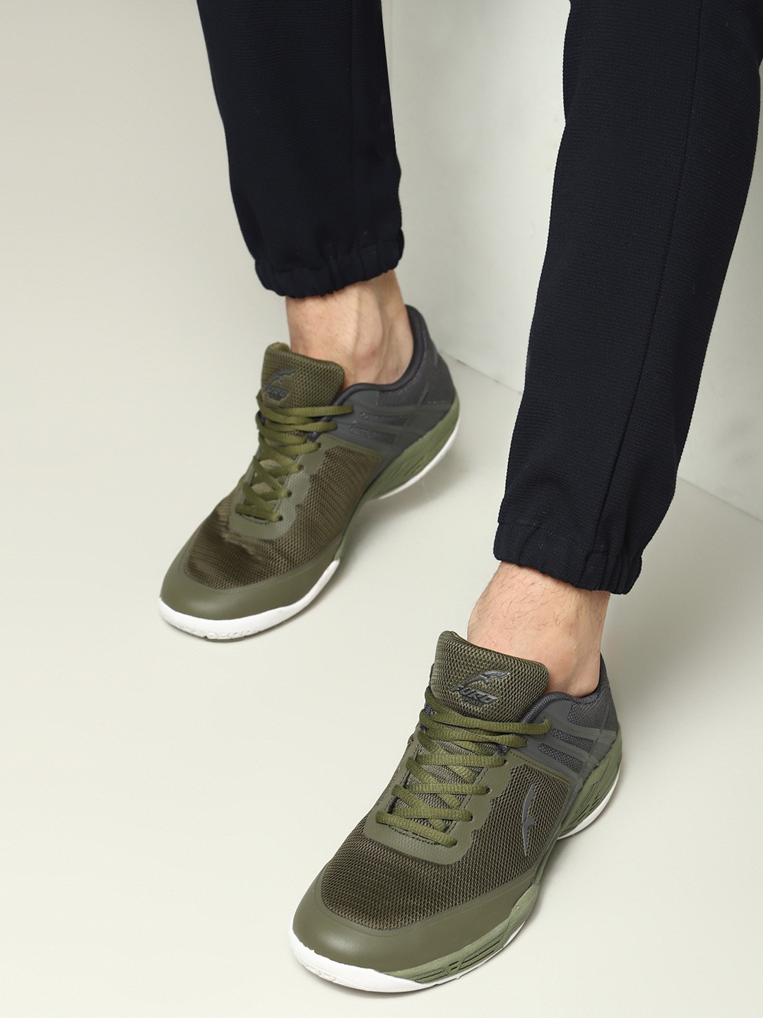 

FURO by Red Chief Men Green Mesh Running Shoes
