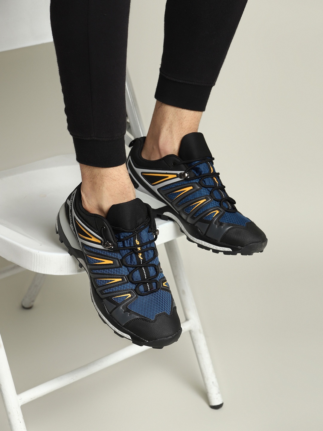 

FURO by Red Chief Men Navy Blue Mesh Running Shoes