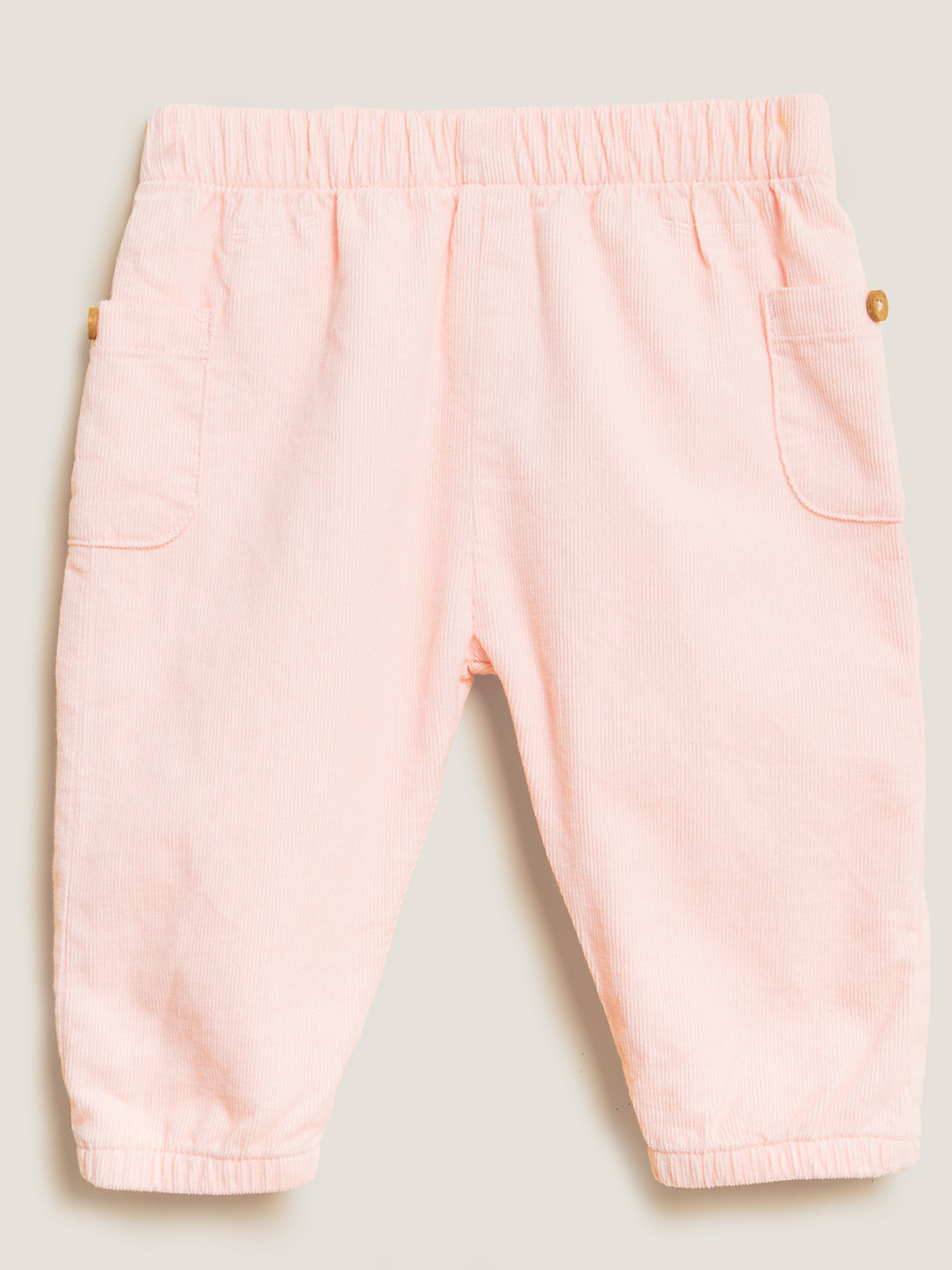 

Marks & Spencer Girls Relaxed Straight Leg Loose Fit High-Rise Cotton Joggers Trousers, Pink