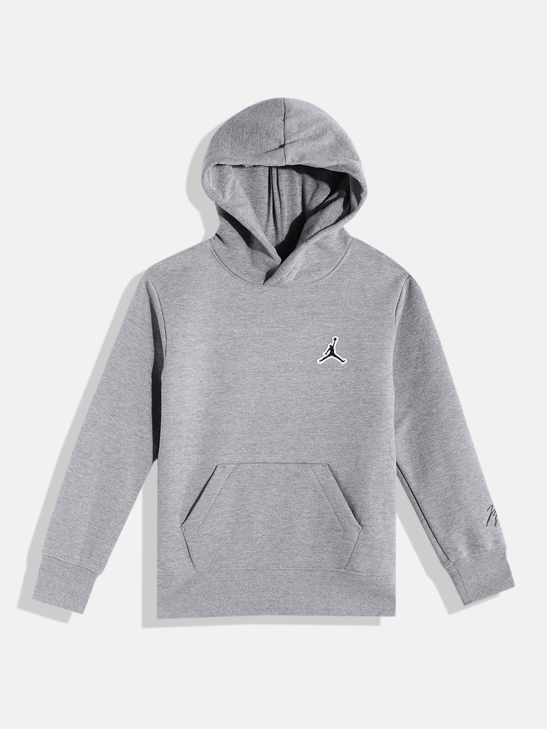 

Jordan Boys Grey Hooded Sweatshirt