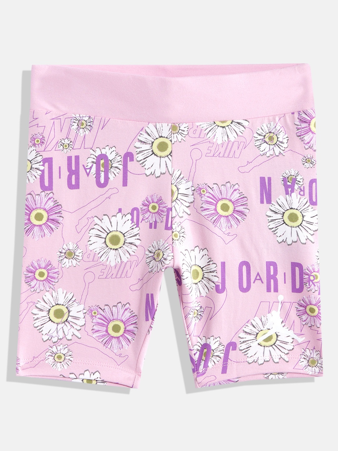 

Jordan Girls Pink Floral Printed Shorts
