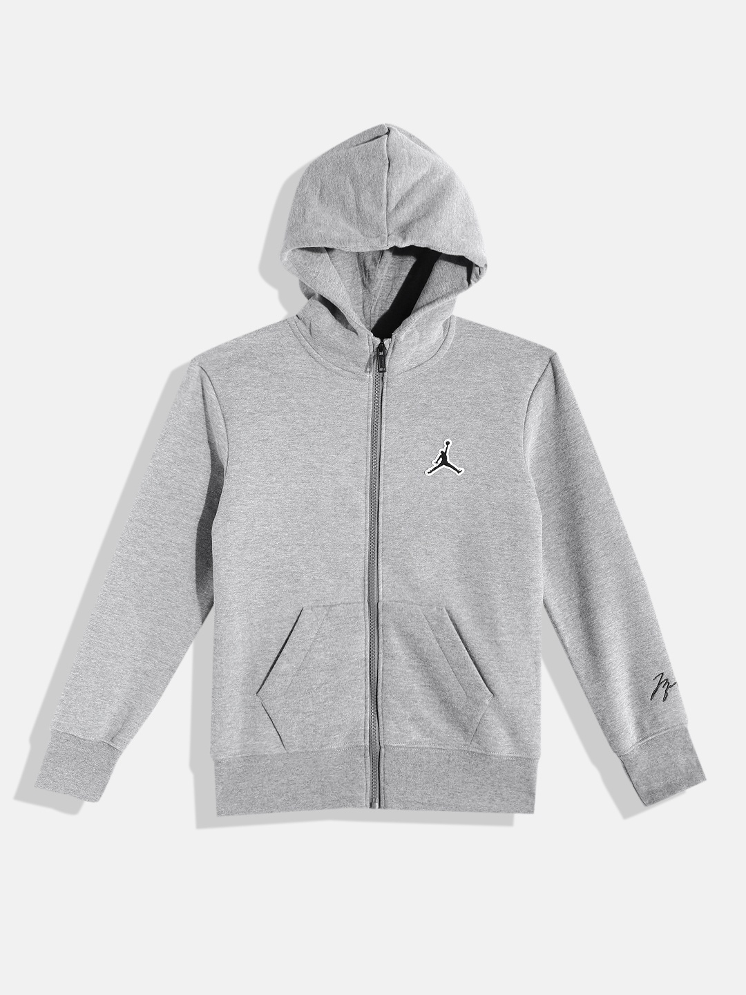 

Jordan Boys Grey Hooded Sweatshirt