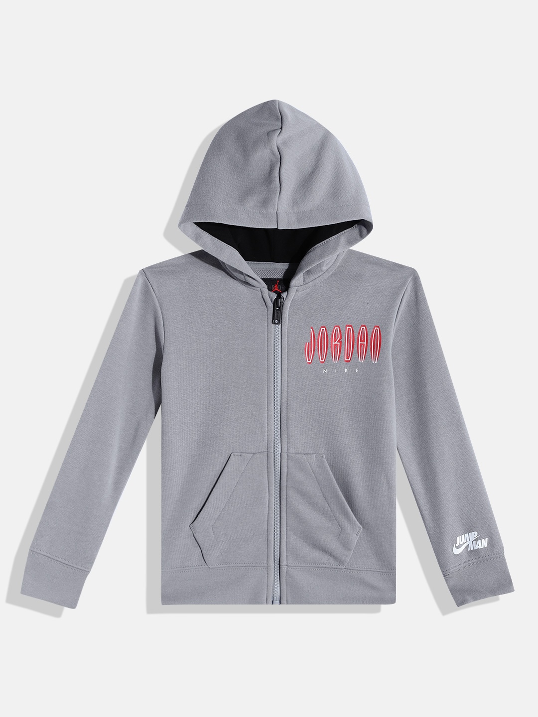 

Jordan Boys Grey Hooded Sweatshirt