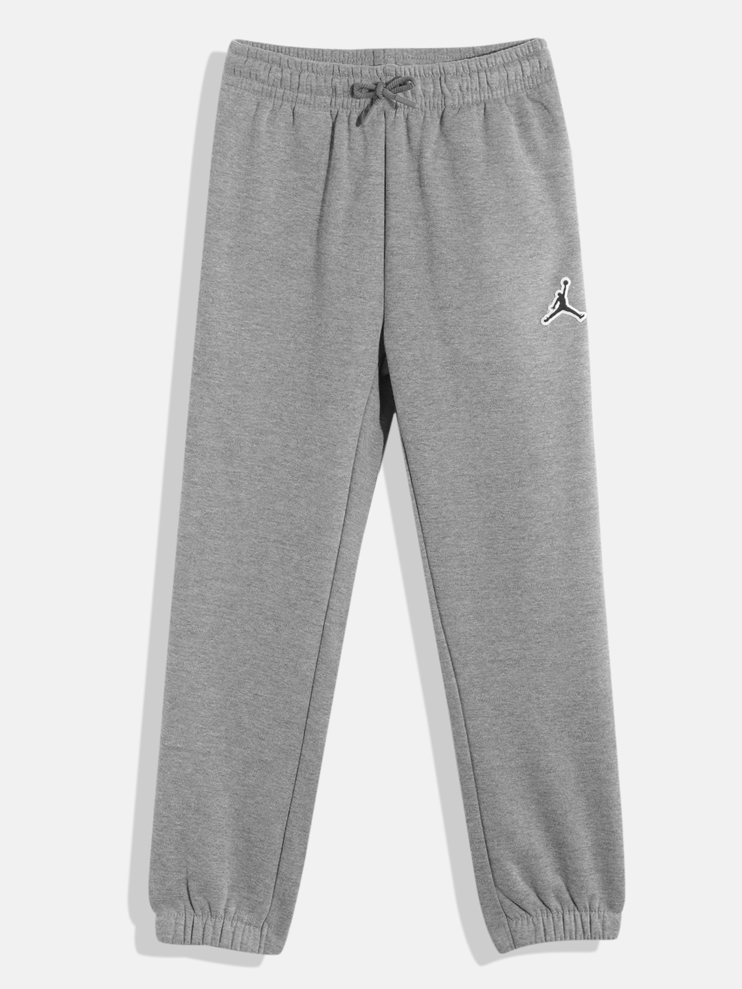 

Jordan Boys Grey Melange Solid Joggers