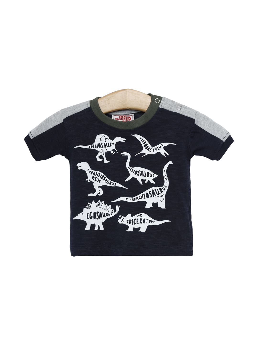 

UNDER FOURTEEN ONLY Boys Navy Blue Printed T-shirt