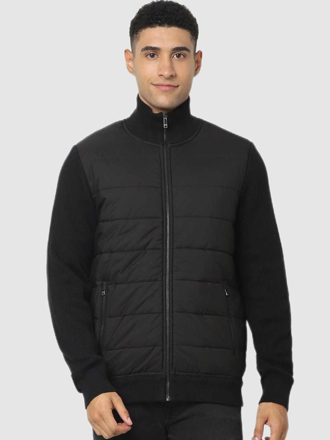 

Celio Men Black Solid Padded Jacket