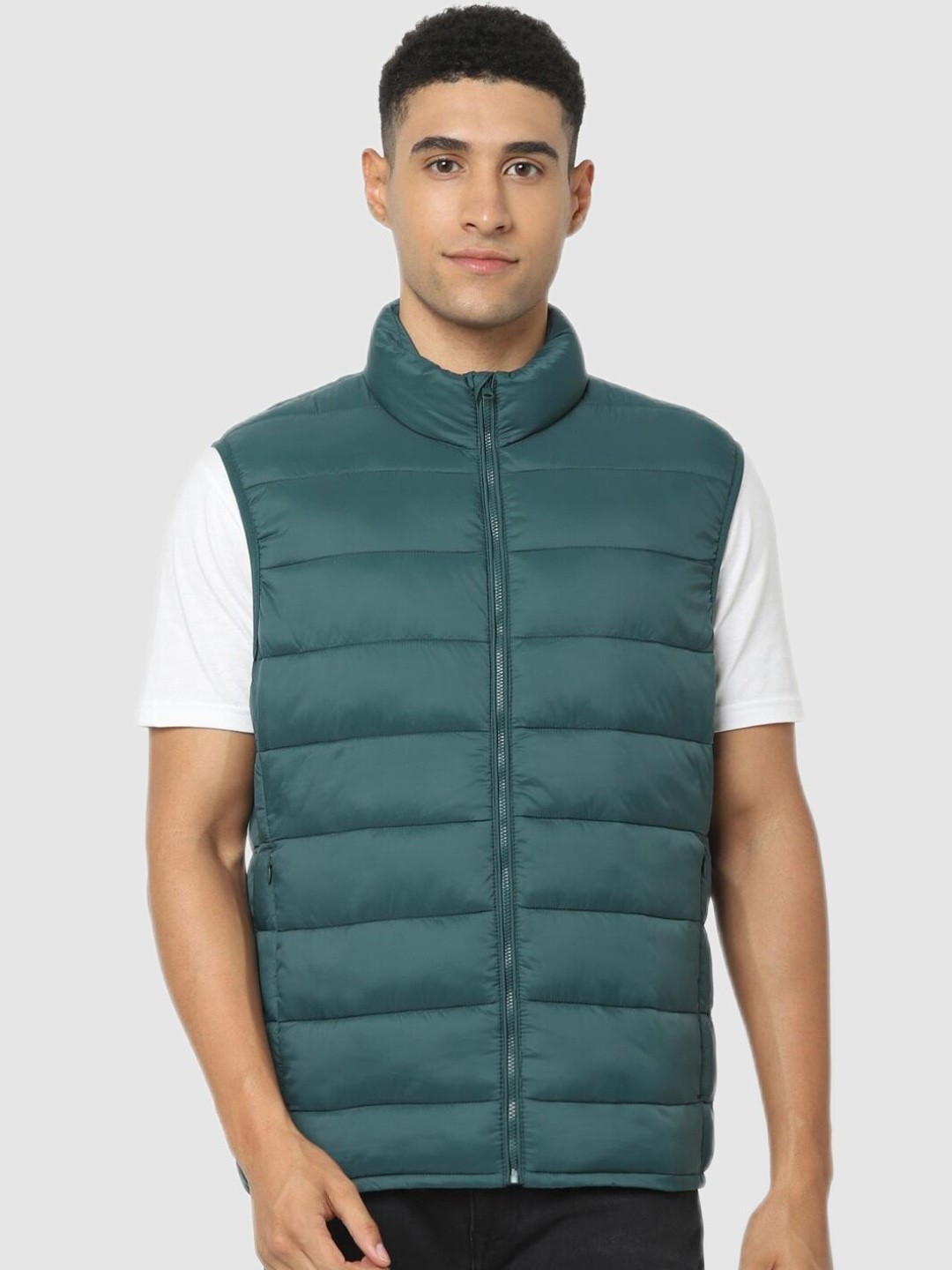 

Celio Men Blue Solid Puffer Jacket