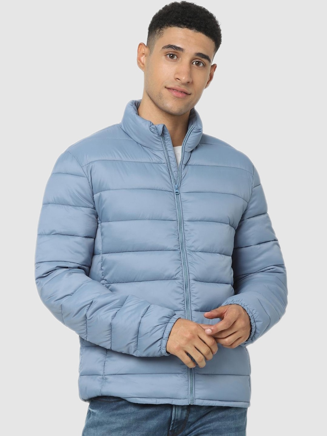 

Celio Men Blue Puffer Jacket