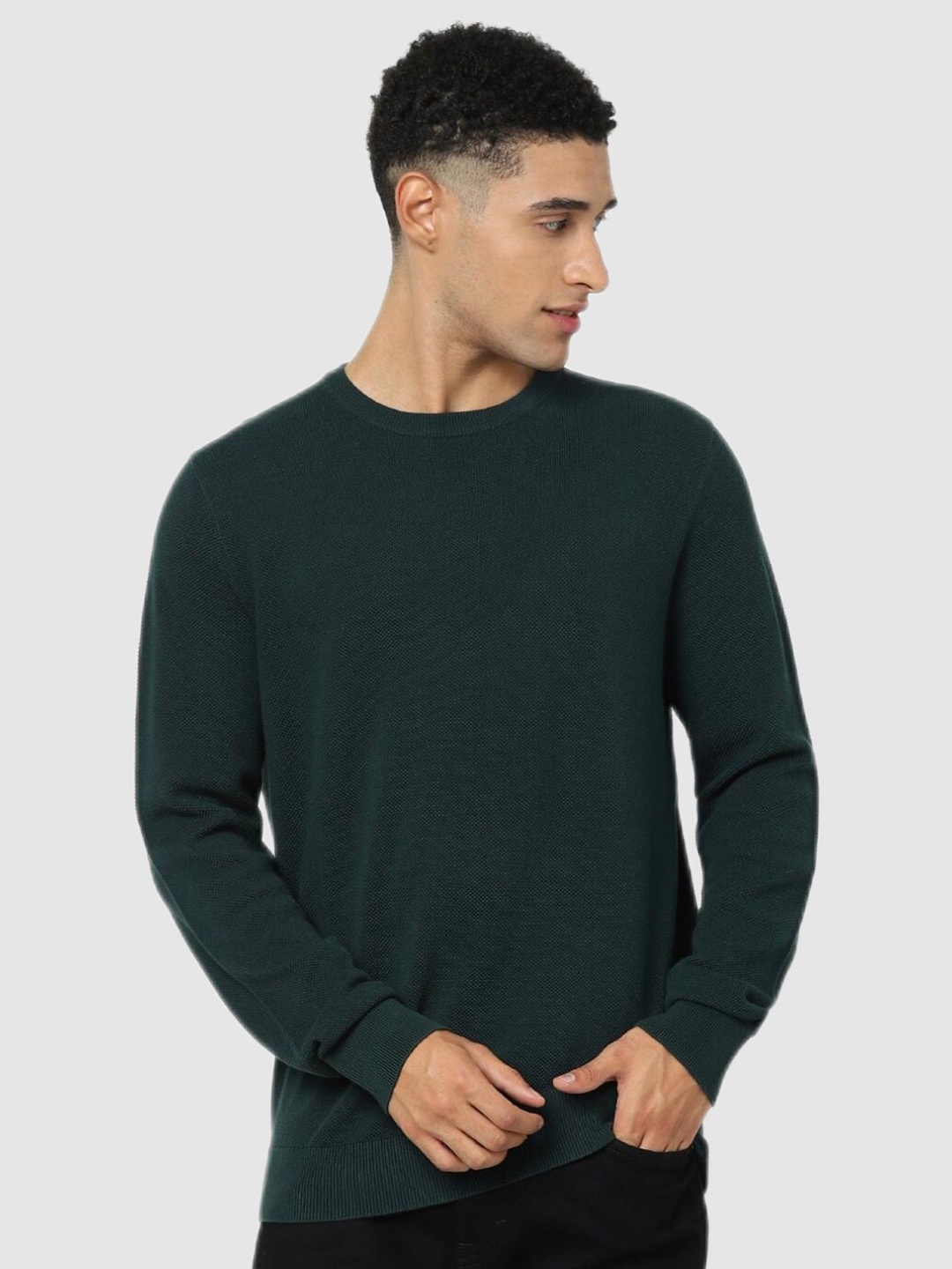 

Celio Men Green Pullover