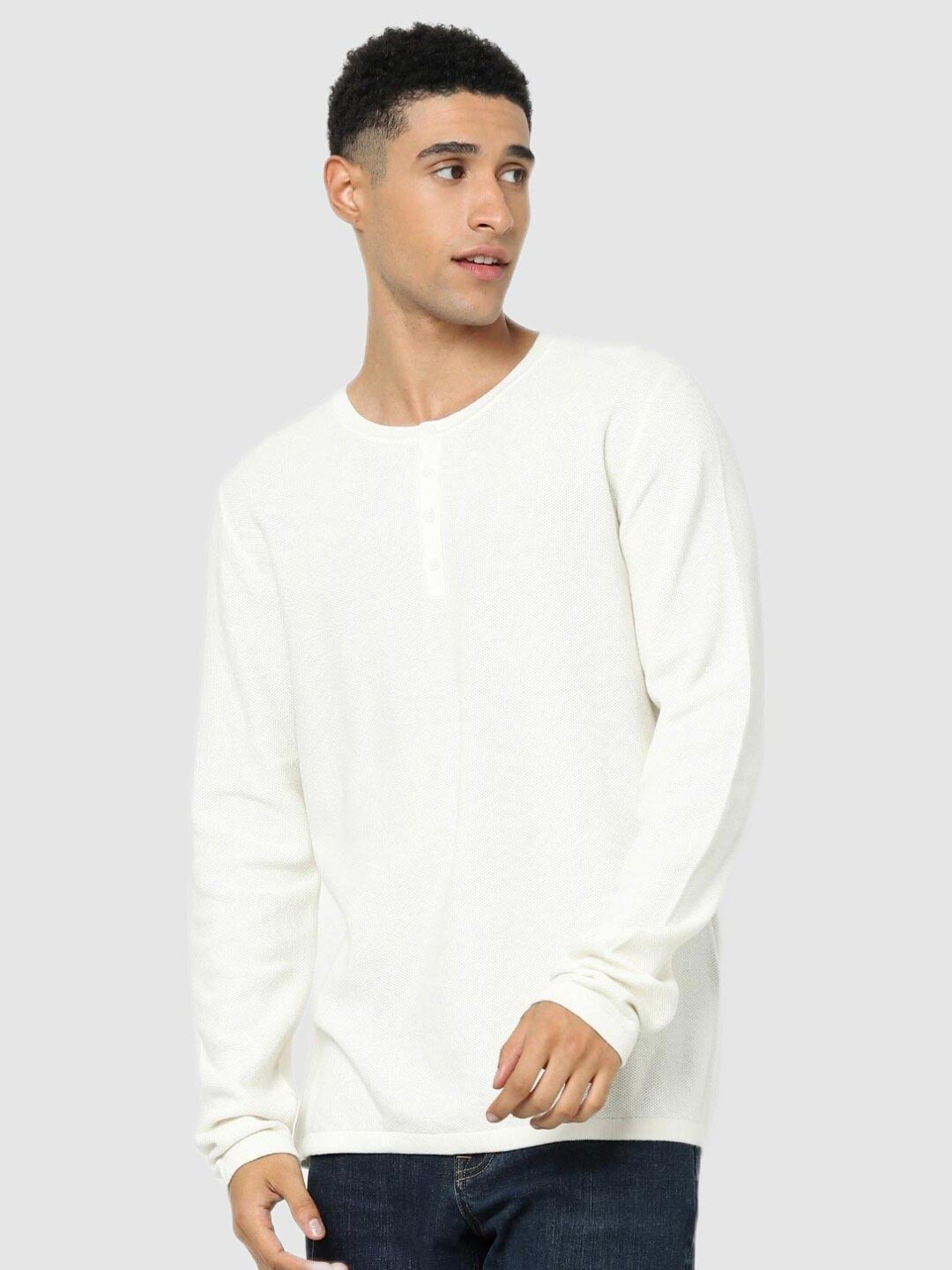 

Celio Men White Pullover