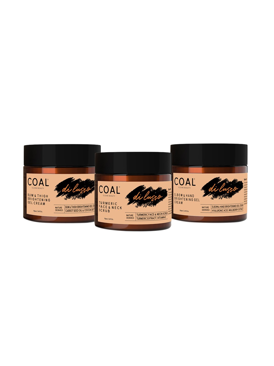 

COAL CLEAN BEAUTY Adults Unisex Brightening Combo 150 gm, Na