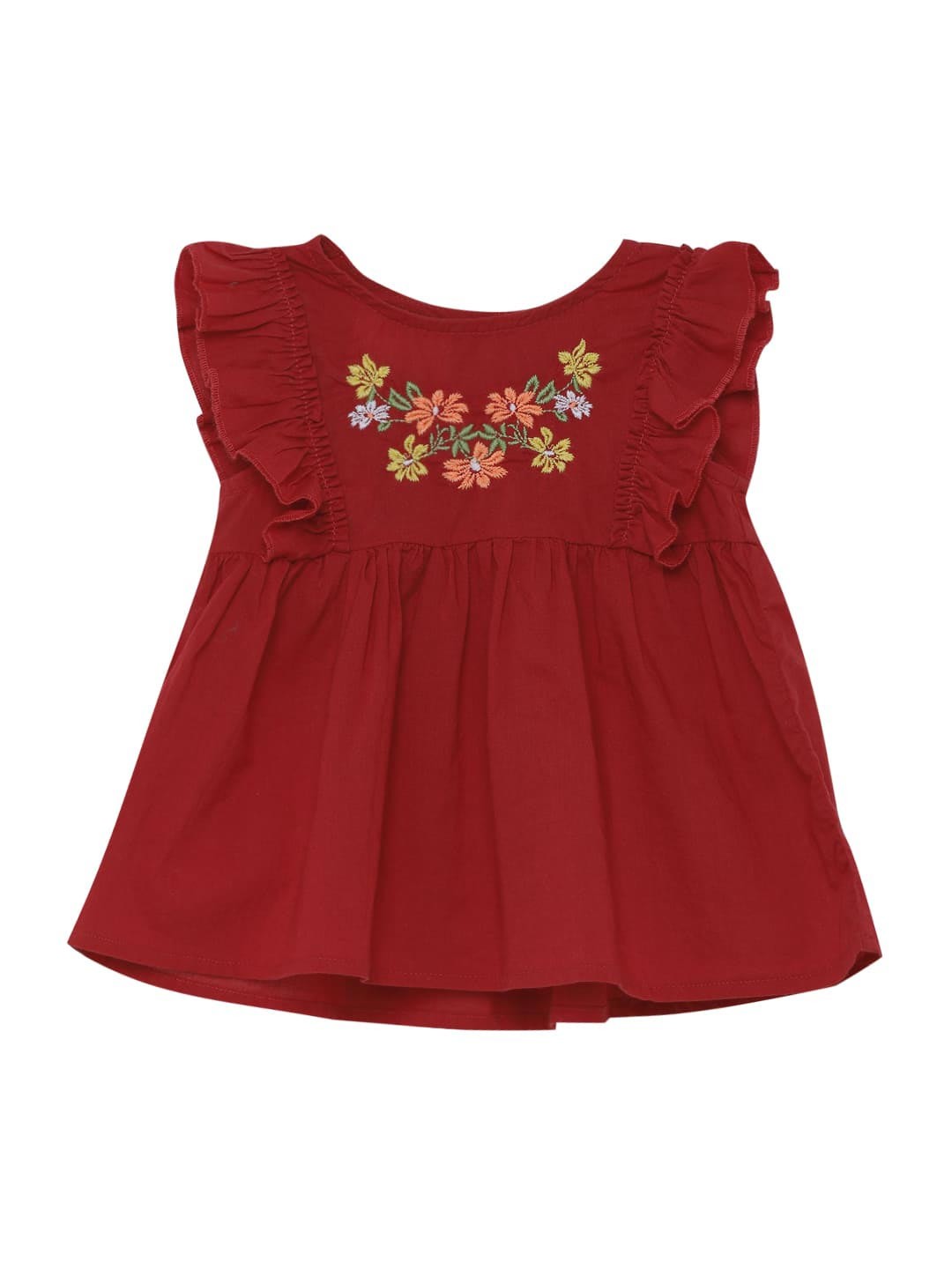 

UNDER FOURTEEN ONLY Red Floral Dress