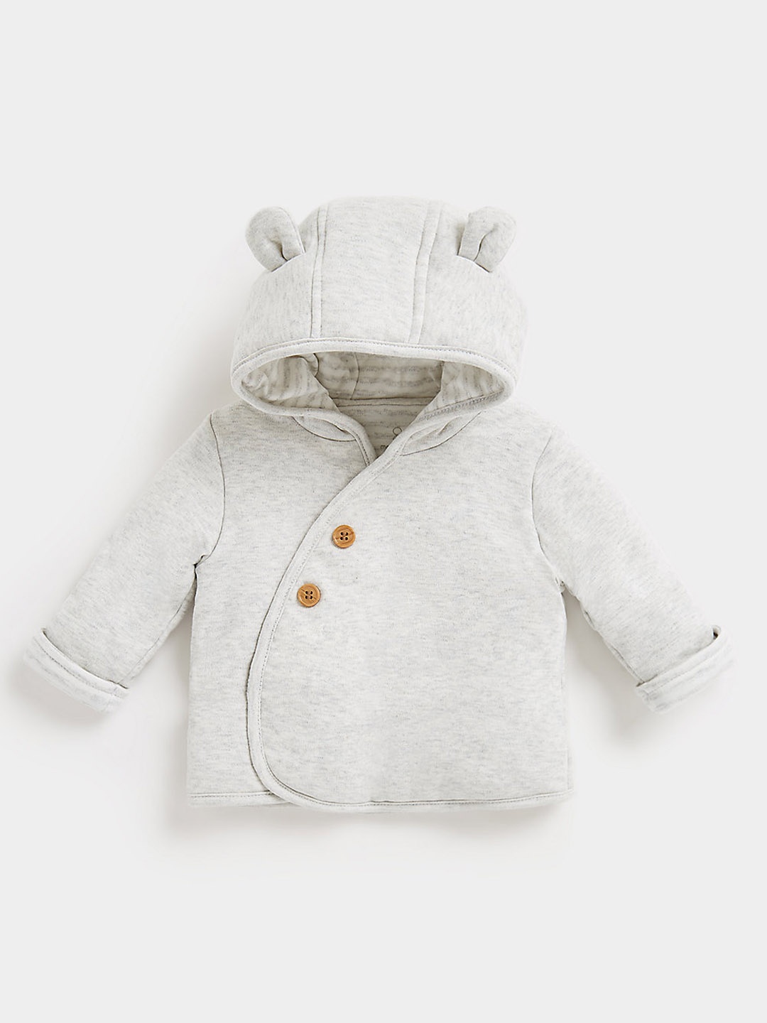 

mothercare Infant Kids Hooded Padded Tailored Jacket, Grey