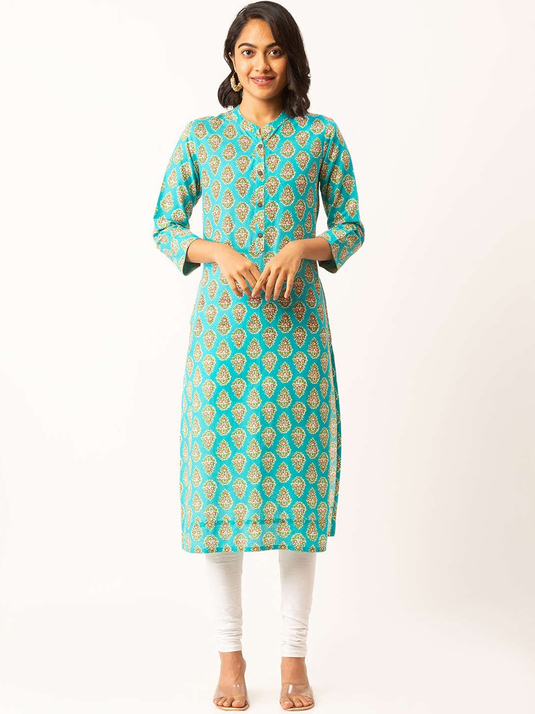 

ZOLA Women Blue Printed Kurta