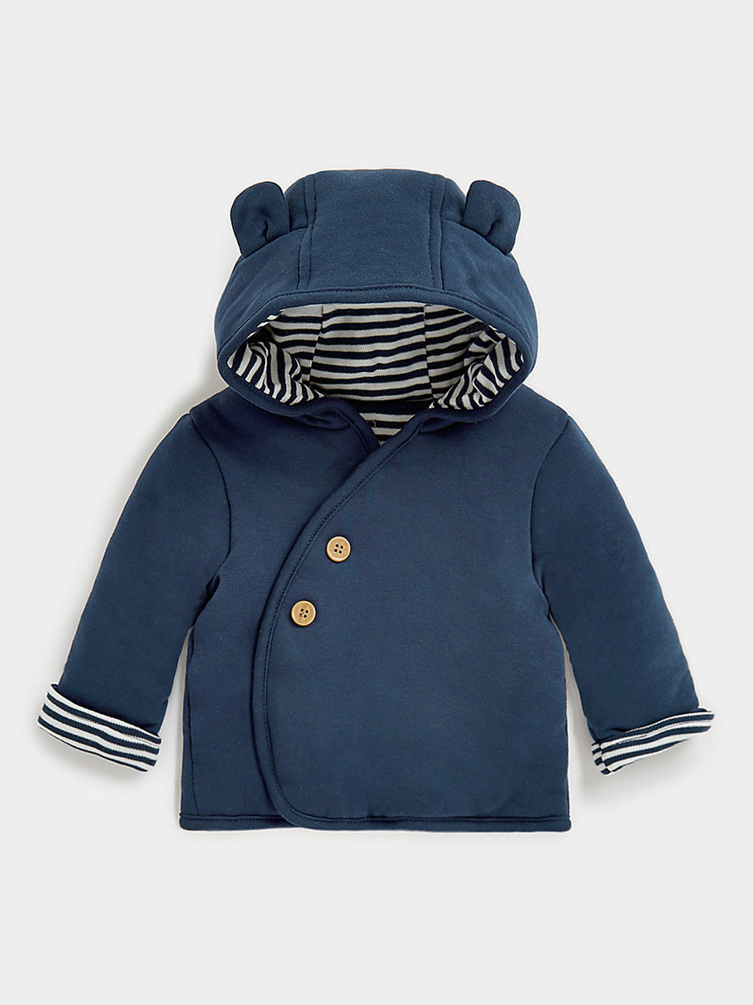 

mothercare Boys Pure Cotton Tailored Jacket, Navy blue