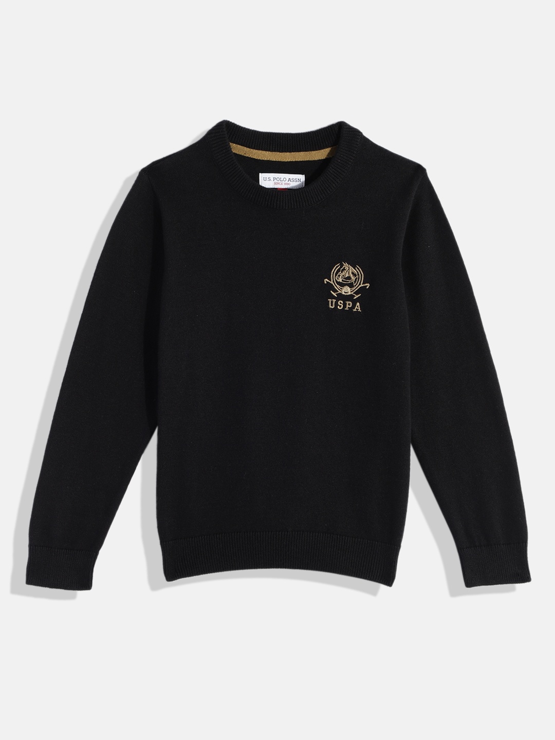 

U.S. Polo Assn. Kids Boys Black Pullover