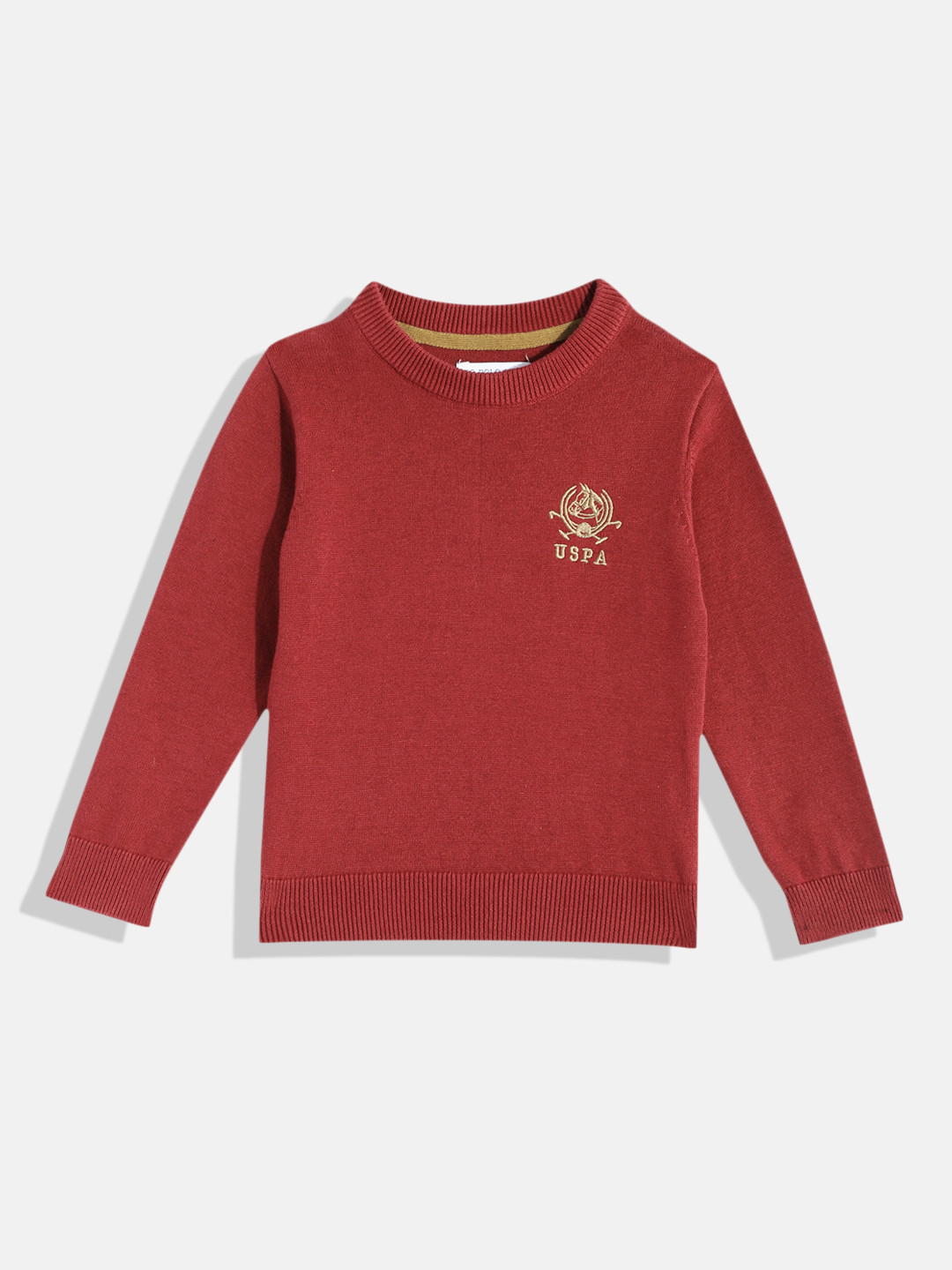 

U.S. Polo Assn. Kids Boys Maroon Pullover