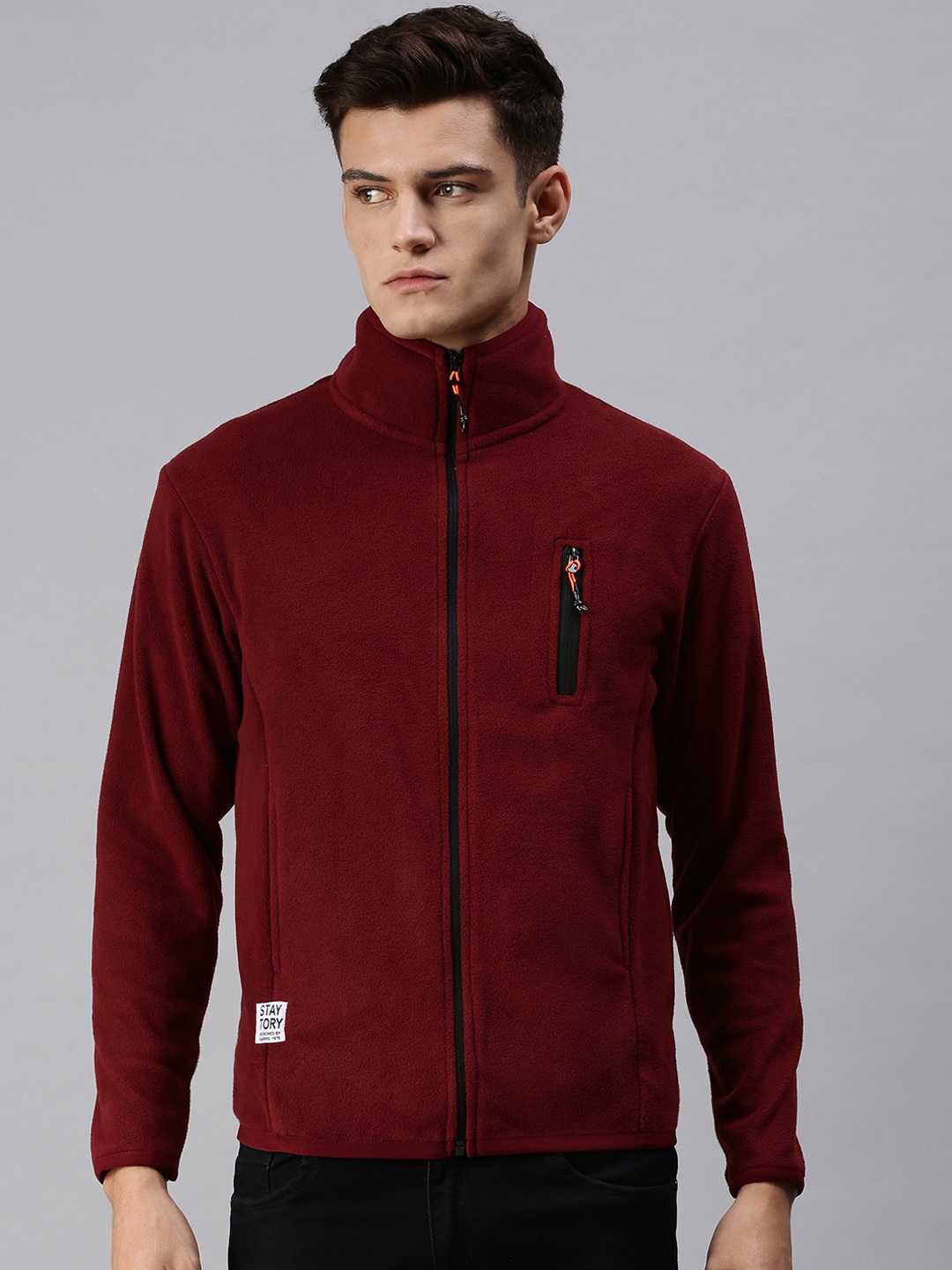 

SHOWOFF Men Maroon Sweatshirt