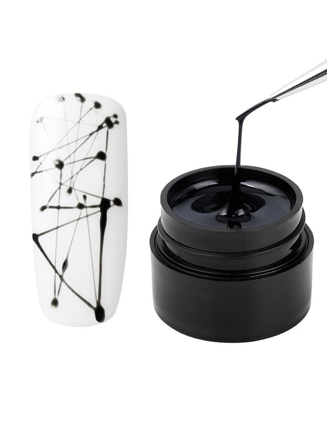 

ROSALIND Line Spider Nail Art Drawing UV Gel 5 ml - A421, Black