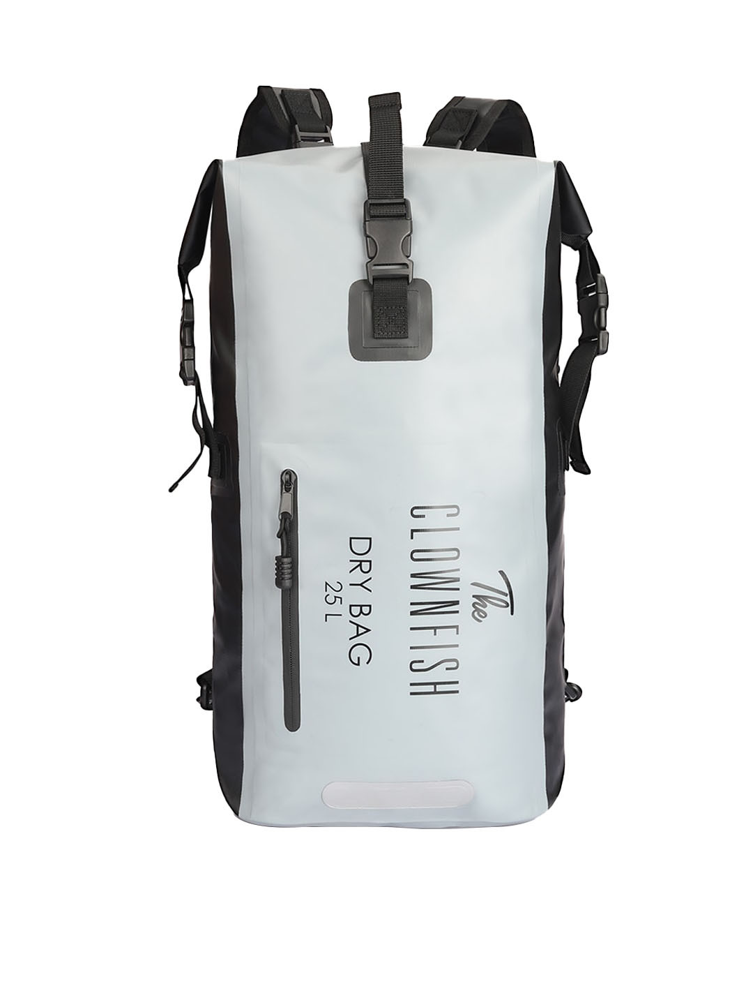 

THE CLOWNFISH Unisex Grey Backpacks
